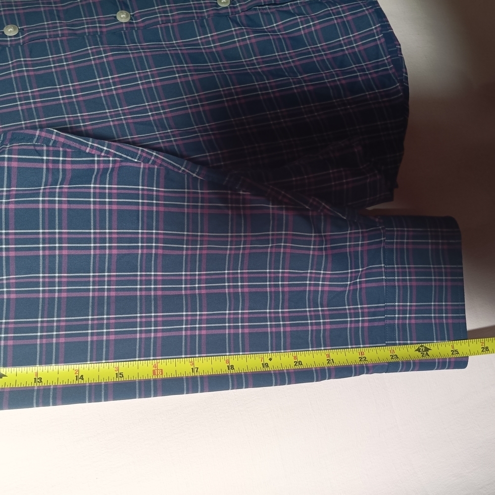 Men's Blue Plaid Shirt Bonobos - Picture 8 of 8